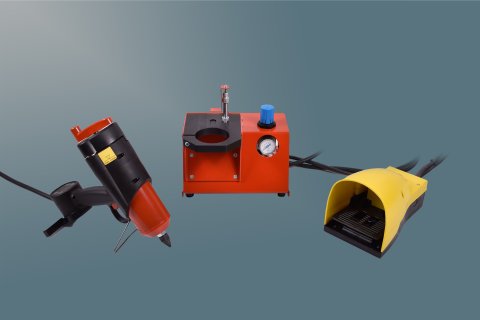 Balti hotmelt application systems kartuschen schmelz geraet auftrag von hand perfekt verleimen HAG 200 R komplett